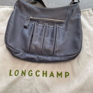 COPY - Blue Leather Longchamp Purse